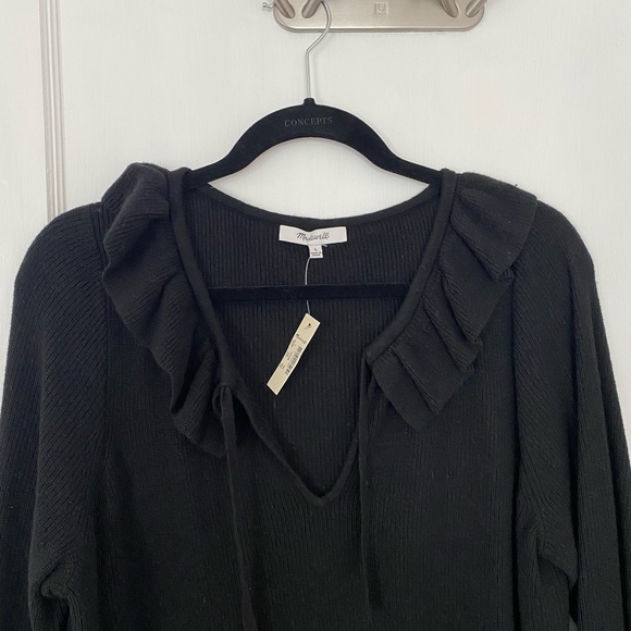 Madewell Ruffle Sweater - Picture 4 of 10